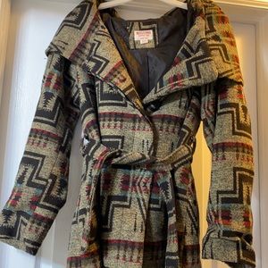 Tweed Printed Jacket